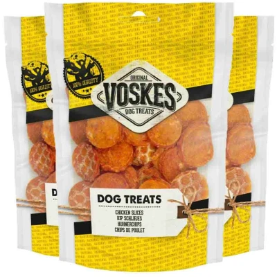Afbeelding van 3x Voskes Kip Schijfjes 100 gr