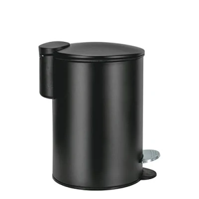 Afbeelding van Kleine Wolke Afvalemmer 3L Silence Zwart