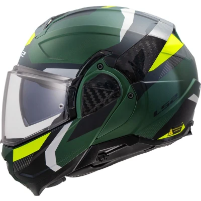 Afbeelding van LS2 FF910 Advant II systeemhelm Triple olijf groen Maat XXL