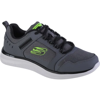Afbeelding van Skechers Track Knockhill heren sneakers Grijs Maat 43 Extra comfort Memory Foam