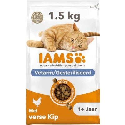 Afbeelding van Iams Kat Adult Sterilised Overweight Kip 1,5 kg