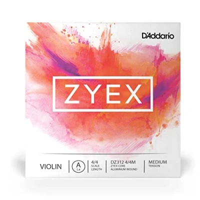 Afbeelding van D&#039;Addario DZ312 4/4M Zyex viool enkele snaar &#039;A&#039; aluminium 4/4 medium