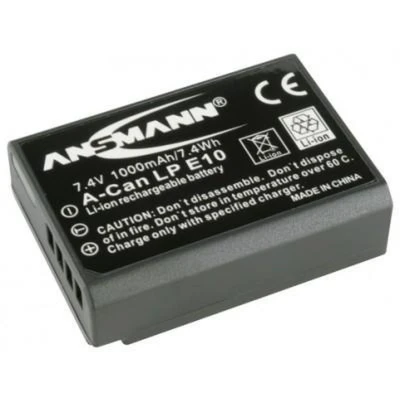 Afbeelding van Ansmann A Can LP E10 Camera accu Vervangt originele 7.4 V 1000 mAh