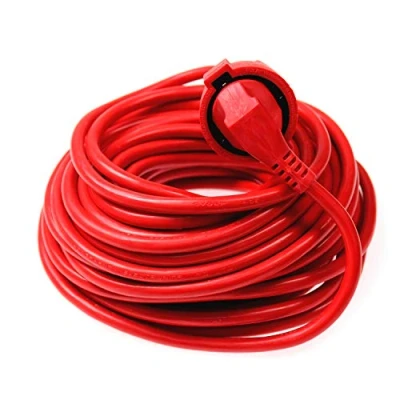 Afbeelding van AS Schwabe 51153 Stroom Verlengkabel 16 A Rood 15.00 m H05VV F 3G 1,5 mm²