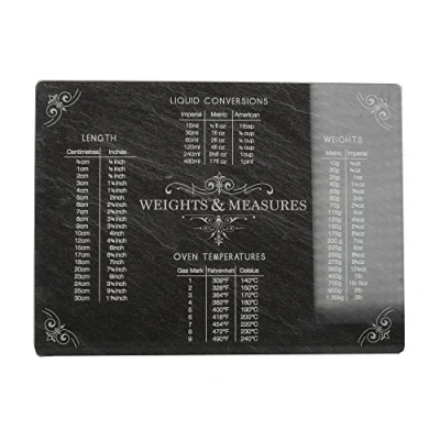 Afbeelding van Creative Tops 5233683 Cork werkbladbescherming/serveerbord van glas, 40 x 30 cm (15,5&quot; 12&quot;) bruin, andere, zwart