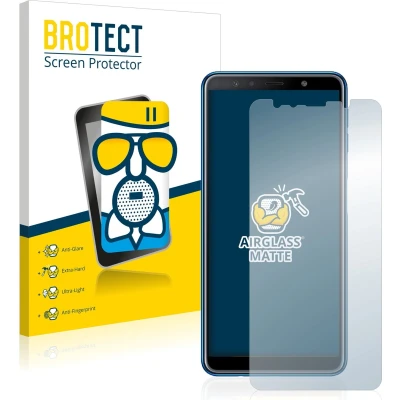 Afbeelding van BROTECT Screenprotector voor Samsung Galaxy A7 2018 Folie Beschermfolie Beschermglas matte