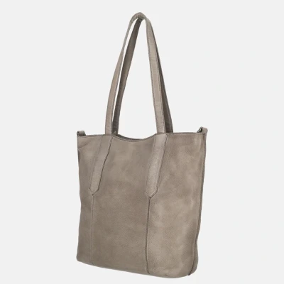 Afbeelding van Bear Design Leren Shopper Grijs