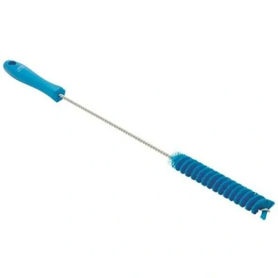 Afbeelding van Vikan Pijpborstel Ø 20mm Medium met Handvat Blauw