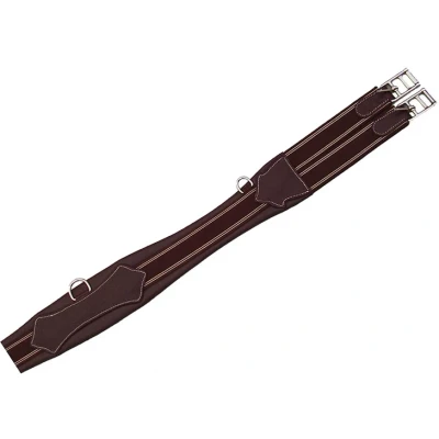 Afbeelding van Horka Singel Veelzijdigheid Leer Bruin/zilver 135cm