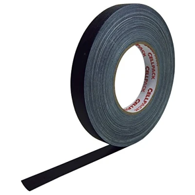 Afbeelding van Cellpack 146044 Textieltape No. 90 Zwart (l x b) 50 m 19 mm 1 stuk(s)