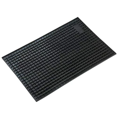Afbeelding van WALSER op maat gesneden antislipmat 41x28 cm, veelzijdige rubberen mat voor auto/garage/huishouden, antislip automat, auto zwart