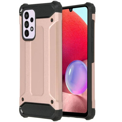 Afbeelding van Samsung Galaxy A33 Hoesje Kunststof iMoshion Hardcase/Backcover Rosé goud Telefoonhoesje