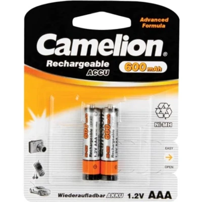 Afbeelding van NiMH AAA 1.2V 600mAh (2/kaart)