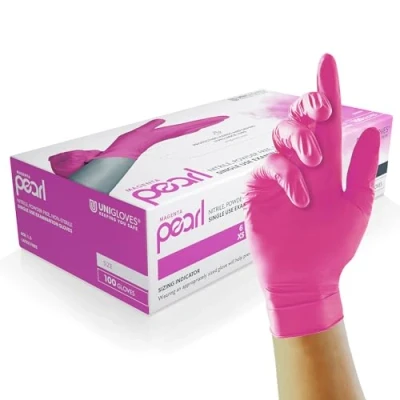 Afbeelding van Magenta Pearl Nitril Gr. XL 100 Handschuhe
