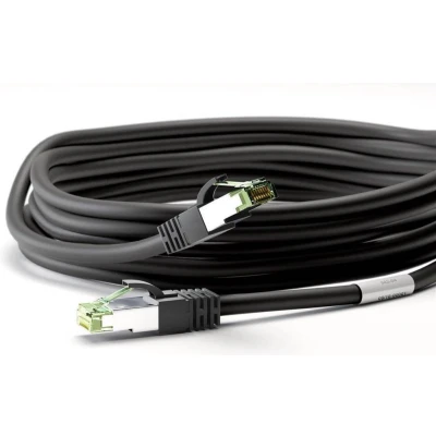 Afbeelding van CAT8.1 S/FTP PIMF LSZH 3M Zwart Netwerkkabel Computerkabel Kabel