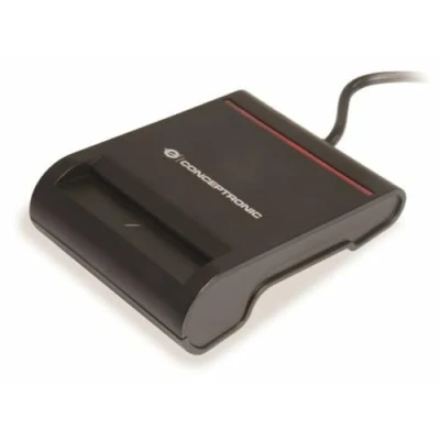 Afbeelding van Conceptronic SCR01B smart card reader Zwart USB 2.0