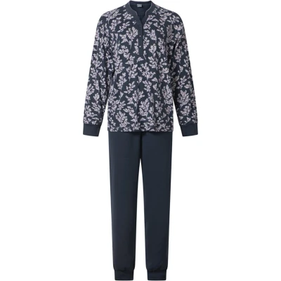 Afbeelding van Lunatex Dames pyjama interlock winter allover maat L
