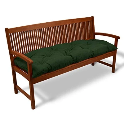 Afbeelding van Beautissu Bankkussen Flair BK Zitkussen Tuinkussen 100x50x8 cm groen kussen voor tuinbank