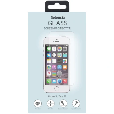 Afbeelding van Screenprotector Apple iPhone SE (2016): Selencia Gehard Glas
