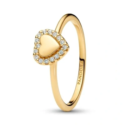 Afbeelding van Pandora 163801C01 52 Engravable Heart Halo Ring is maat 16