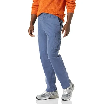 Afbeelding van Amazon Essentials Men&#039;s Stretch cargobroek met rechte pasvorm (verkrijgbaar in grote en lange maten), Indigo, 40W / 30L