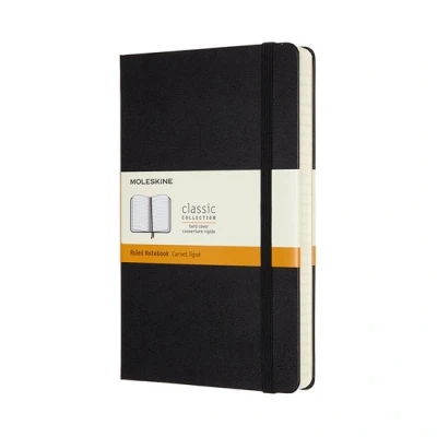 Afbeelding van Notitieboek Moleskine Expanded large 130x210mm lijn hard cover zwart