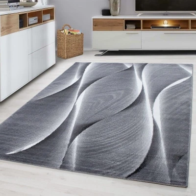 Afbeelding van Modern vloerkleed Jena Zwart 9310 80x150cm Adana Carpets