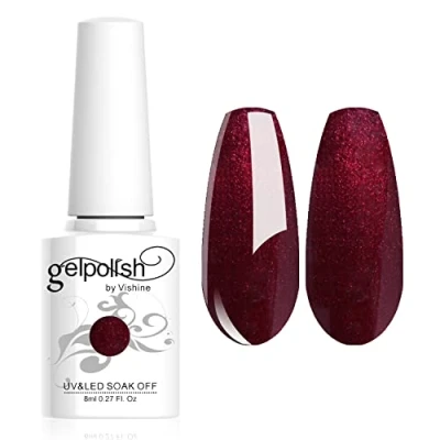 Afbeelding van Vishine Nagellak 8ml, semi permanent, gel, UV, LED, soak off, manicure, #1019