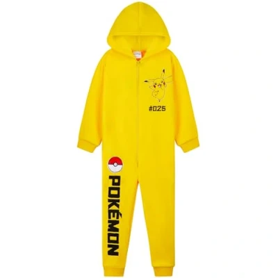 Afbeelding van Pokemon Onesie voor jongens, 4 14 jaar, overall jumpsuit jongens knuffelpak kinderen pyjama geel, 9 10 Jaar