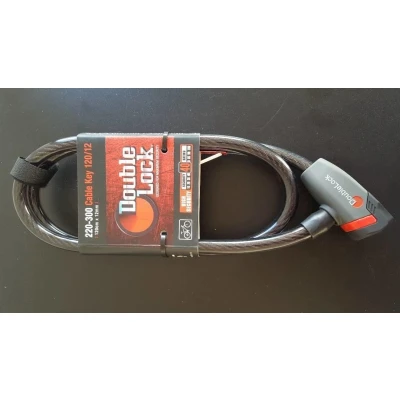 Afbeelding van DoubleLock Kabelslot Cable Key 120/12 120 CM 12 MM