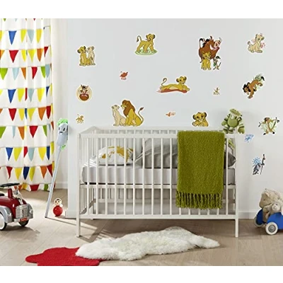 Afbeelding van Komar Wandfolie Lion King Circle of Life 50x70 cm (breedte x hoogte), zelfklevende wandtattoo (16 delig)
