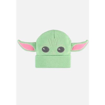 Afbeelding van Disney Star Wars The Mandalorian Grogu Novelty Kinder beanie Groen