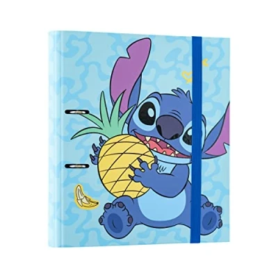 Afbeelding van Erik® Premium A4 Ringmap Disney Stitch Tropical Ringband met 2 ringen