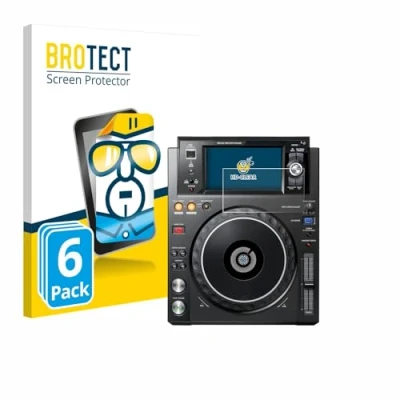 Afbeelding van BROTECT Screenprotector voor Pioneer XDJ 1000MK2 Folie Beschermfolie transparant (6 Stuks)