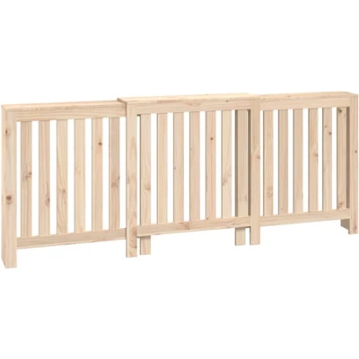 Afbeelding van Radiatorombouw 210x21x85 cm massief grenenhout