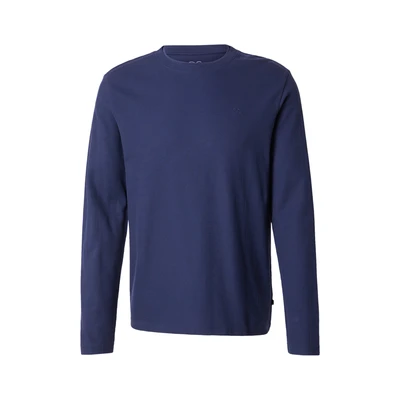 Afbeelding van Q/S by s.Oliver longsleeve donkerblauw textuur