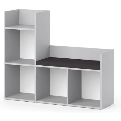 Afbeelding van Vicco Kinderboekenkast &quot;Luigi&quot;, Grijs, 107.2 x 88.6 cm
