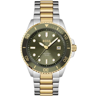 Afbeelding van HUGO BOSS heren Ace horloge HB1514011 in de kleur Zilver