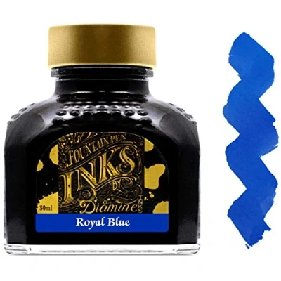 Afbeelding van Diamine Inkt for vulpen, Royal Blue 80ml