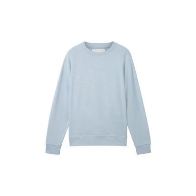 Afbeelding van TOM Tailor MIT ZIERNÄHTEN Sweater, Heren, Maat: XL, Foggy blue