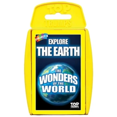 Afbeelding van Winning Moves Wonders of the World Speelkaarten Top Trumps (Engels)
