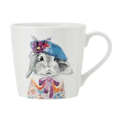 Afbeelding van Mikasa x Tipperleyhill 380ml Fine China Mok, Konijn, Geschenkdoos