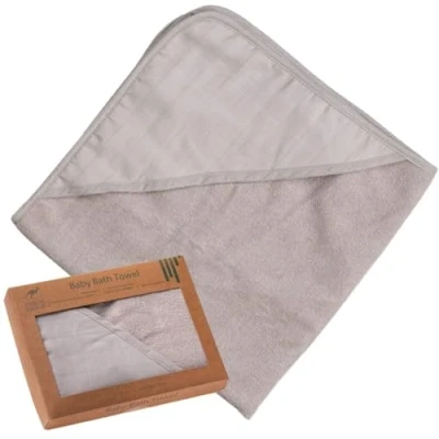 Afbeelding van Urban Kanga Badcape voor baby&#039;s met capuchon, badhanddoek, badhanddoek (Moonstruck)
