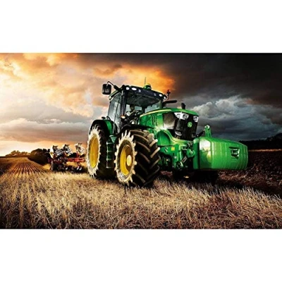 Afbeelding van ycyingcheng DIY 5D Diamant Schilderij Kits, Volledige Boor Tractor Kruissteek Borduurwerk Kristal Strass Kru