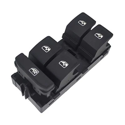 Afbeelding van KASturbo Elektrische Power Window Master Switch 5G0959857, Auto Hoofd Venster Controle Knop voor Golf Mk7 B8 Seat