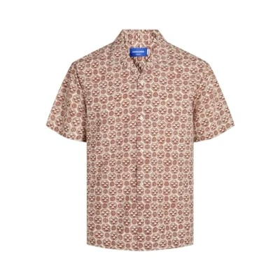 Afbeelding van Jack &amp; Jones Jorluke Resort Overhemd, Heren, Maat: Medium, Maple syrup