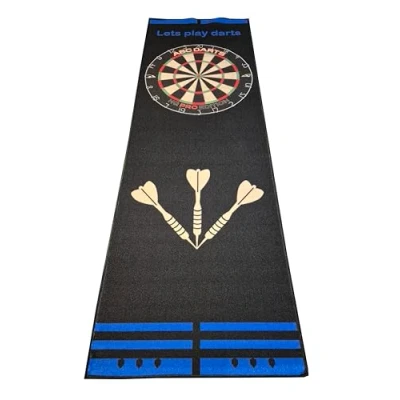 Afbeelding van ABC Darts Dartmat Antracite Blauw 241 x 80 cm