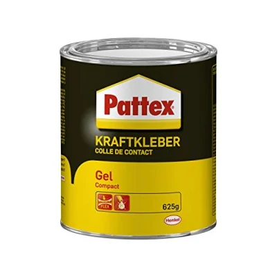 Afbeelding van Pattex Kraftkleber Compact, extra sterke lijm zonder druipen en draden, voor verticale poreuze oppervlakken, 625 g contactlijm in gelvorm