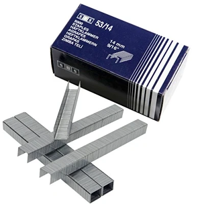Afbeelding van SBS nietjes type 53 14 mm 5000 stuks 53/14 handnietjes