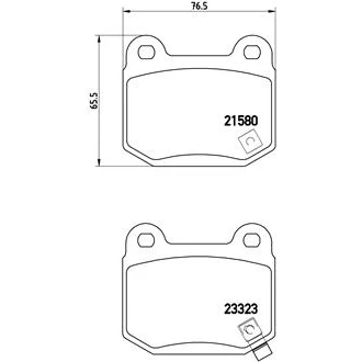 Afbeelding van Brembo Remblokset P 56 048